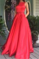 A-Line Long Red Beaded Prom Dresses Formal Evening Dresses 601060 A-Line Long Red Beaded Prom Dresses Formal Evening Dresses 601060