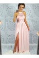 Long Pink Lace Chiffon Prom Dresses Formal Evening Dresses 601064 Long Pink Lace Chiffon Prom Dresses Formal Evening Dresses 601064