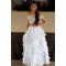 Two Pieces Beaded Off-the-Shoulder Long Prom Dresses Formal Evening Dresses 601068