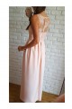 Long Pink V-Neck Lace Prom Dresses Formal Evening Dresses 601069 Long Pink V-Neck Lace Prom Dresses Formal Evening Dresses 601069