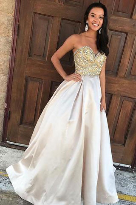 Beaded Sweetheart Long Ball Gown Prom Dresses Formal Evening Dresses 601074 Beaded Sweetheart Long Ball Gown Prom Dresses Formal Evening Dresses 601074