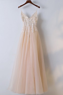 Long A-Line Prom Dresses Formal Evening Dresses 601095