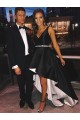 High Low Black White V-Neck Prom Dresses Formal Evening Dresses 601097 High Low Black White V-Neck Prom Dresses Formal Evening Dresses 601097