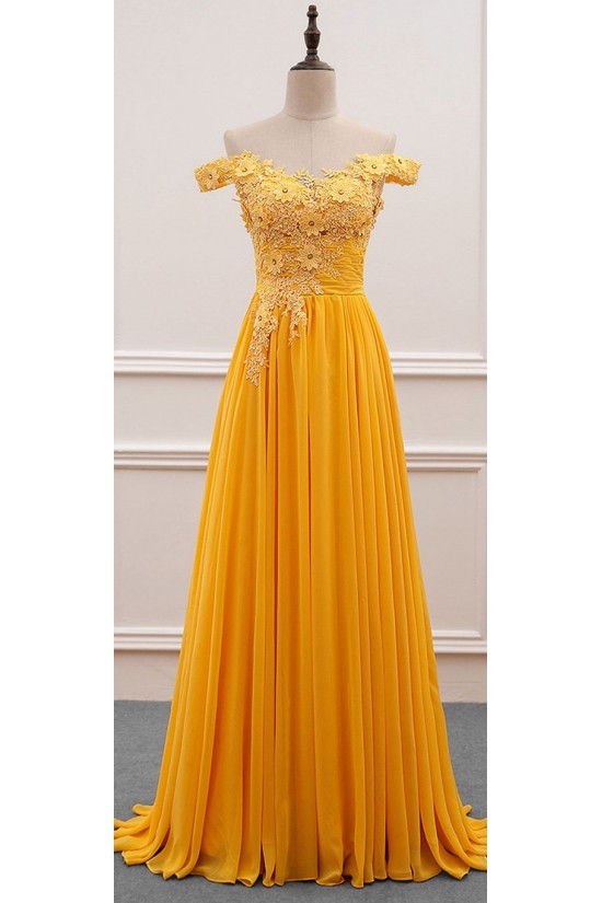 A-Line Off-the-Shoulder Lace Chiffon Long Prom Dresses Formal Evening Dresses 601098 A-Line Off-the-Shoulder Lace Chiffon Long Prom Dresses Formal Evening Dresses 601098