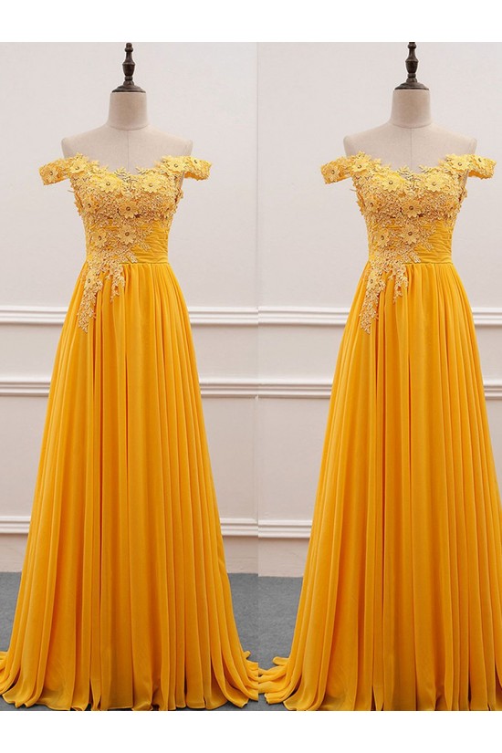 A-Line Off-the-Shoulder Lace Chiffon Long Prom Dresses Formal Evening Dresses 601098 A-Line Off-the-Shoulder Lace Chiffon Long Prom Dresses Formal Evening Dresses 601098