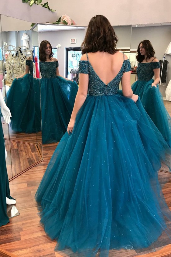 Beaded Tulle Long Prom Dresses Formal Evening Dresses 601105 Beaded Tulle Long Prom Dresses Formal Evening Dresses 601105