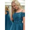 Beaded Tulle Long Prom Dresses Formal Evening Dresses 601105