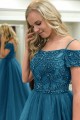 Beaded Tulle Long Prom Dresses Formal Evening Dresses 601105 Beaded Tulle Long Prom Dresses Formal Evening Dresses 601105