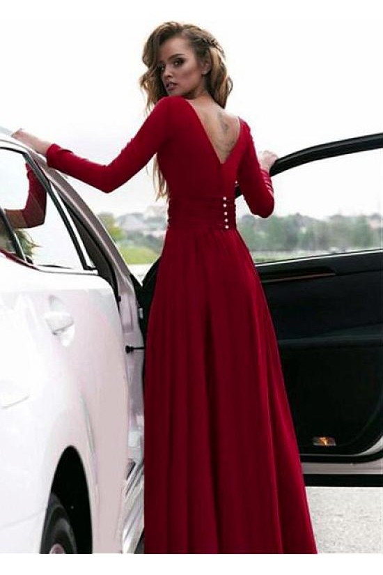 Cheap Long Sleeves Prom Dresses Evening Party Gowns 601115 Cheap Long Sleeves Prom Dresses Evening Party Gowns 601115
