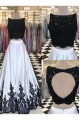 Affordable Two Pieces Lace Long Prom Dresses Evening Party Gowns with Beads 601116 Affordable Two Pieces Lace Long Prom Dresses Evening Party Gowns with Beads 601116