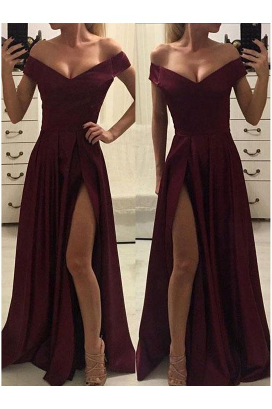Elegant V-neck Off-the-Shoulder Long Prom Dresses Formal Evening Gowns 601121 Elegant V-neck Off-the-Shoulder Long Prom Dresses Formal Evening Gowns 601121