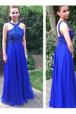Elegant Chiffon Long Prom Dresses Formal Evening Dresses 601122