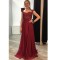 A-Line Chiffon Long Prom Dresses Formal Evening Dresses 601125