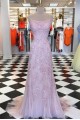 Mermaid Lace Long Prom Dresses Formal Evening Dresses 601128