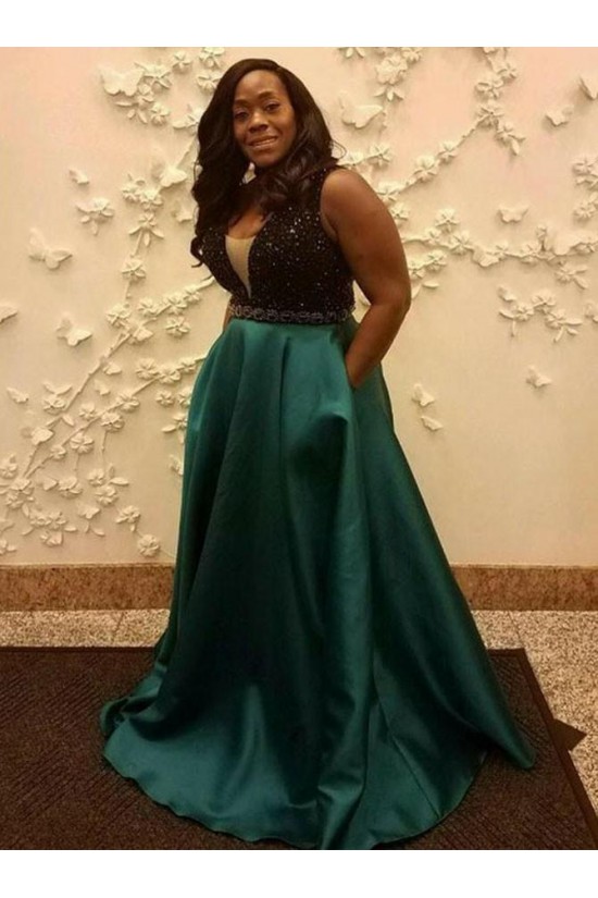 Beaded Plus Size Long Prom Dresses Formal Evening Dresses 601160 Beaded Plus Size Long Prom Dresses Formal Evening Dresses 601160