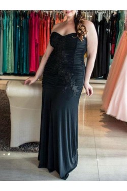 Long Strapless Plus Size Prom Dresses Formal Evening Dresses 601162
