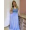 Long V-Neck Plus Size Prom Dresses Formal Evening Dresses 601163