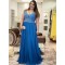 A-Line Beaded Long Plus Size Prom Dresses Formal Evening Dresses 601165
