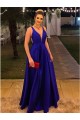 A-Line V-Neck Long Prom Dresses Formal Evening Dresses 601172 A-Line V-Neck Long Prom Dresses Formal Evening Dresses 601172