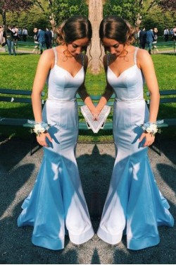 Elegant Mermaid Long Prom Dresses Formal Evening Dresses 601177