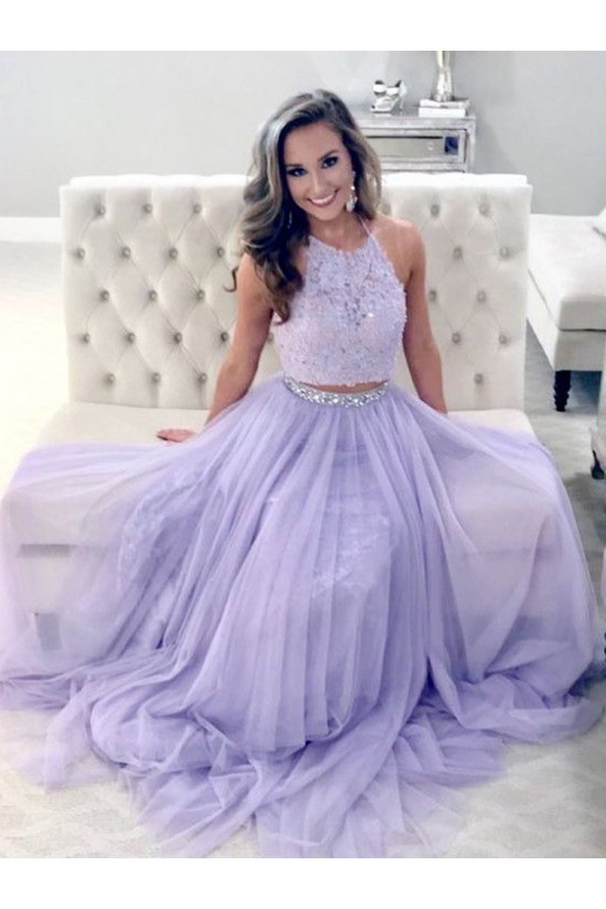 Beaded Lace Two Pieces Long Prom Dresses Formal Evening Dresses 601183 Beaded Lace Two Pieces Long Prom Dresses Formal Evening Dresses 601183
