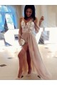 Long V-Neck Prom Dresses Formal Evening Dresses 601184