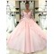 Ball Gown Long Sleeves Lace Long Prom Dresses Formal Evening Dresses 601203