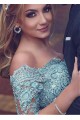 Beaded Lace Chiffon Off-the-Shoulder Long Prom Dresses Formal Evening Dresses 601231