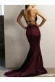 Sexy Mermaid V-Neck Long Prom Dresses Formal Evening Dresses 601252