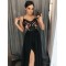 Spaghetti Straps Lace Long Prom Dresses Formal Evening Dresses 601265