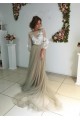 Lace and Tulle Long Prom Dresses Formal Evening Dresses 601268
