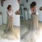 Lace and Tulle Long Prom Dresses Formal Evening Dresses 601268