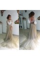 Lace and Tulle Long Prom Dresses Formal Evening Dresses 601268