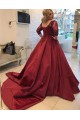 Ball Gown V-Neck Lace Long Prom Dresses Formal Evening Dresses 601271 Ball Gown V-Neck Lace Long Prom Dresses Formal Evening Dresses 601271