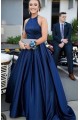 A-Line Halter Long Prom Dresses Formal Evening Dresses 601272 A-Line Halter Long Prom Dresses Formal Evening Dresses 601272