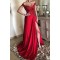 A-Line Off-the-Shoulder Beaded Lace Long Prom Dresses Formal Evening Dresses 601276