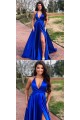 A-Line V-Neck Long Prom Dresses Formal Evening Dresses 601282 A-Line V-Neck Long Prom Dresses Formal Evening Dresses 601282