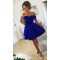 A-Line Off-the-Shoulder Short Prom Dresses Formal Evening Dresses 601283