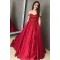Ball Gown Off-the-Shoulder Beaded Lace Long Prom Dresses Formal Evening Dresses 601290