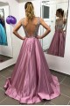 A-Line Beaded Long Prom Dresses Formal Evening Dresses 601302 A-Line Beaded Long Prom Dresses Formal Evening Dresses 601302