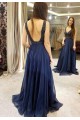 A-Line Beaded Long Prom Dresses Formal Evening Dresses 601306 A-Line Beaded Long Prom Dresses Formal Evening Dresses 601306