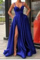 A-Line Spaghetti Straps Long Prom Dresses Formal Evening Dresses 601308 A-Line Spaghetti Straps Long Prom Dresses Formal Evening Dresses 601308