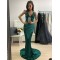 Sexy Backless Mermaid Sequins Spaghetti Straps Long Prom Dresses Formal Evening Dresses 601309