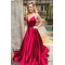 Spaghetti Straps V-Neck Long Prom Dresses Formal Evening Dresses 601326