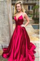 Spaghetti Straps V-Neck Long Prom Dresses Formal Evening Dresses 601326 Spaghetti Straps V-Neck Long Prom Dresses Formal Evening Dresses 601326