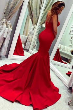 Mermaid Sweetheart Long Prom Dresses Formal Evening Dresses 601344