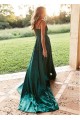 A-Line V-Neck Long Prom Dresses Formal Evening Dresses 601347 A-Line V-Neck Long Prom Dresses Formal Evening Dresses 601347