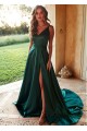 A-Line V-Neck Long Prom Dresses Formal Evening Dresses 601347 A-Line V-Neck Long Prom Dresses Formal Evening Dresses 601347
