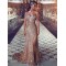 Sequins One-Shoulder Beaded Long Prom Dresses Formal Evening Dresses 601352