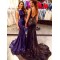 Mermaid Sequins Long Prom Dresses Formal Evening Dresses 601358